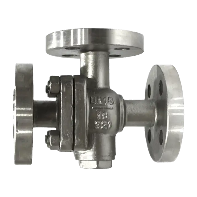 Слайд NewKey запускает серийное производство трехходовых фланцевых кранов 1