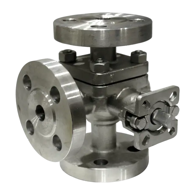 Слайд NewKey запускает серийное производство трехходовых фланцевых кранов 3