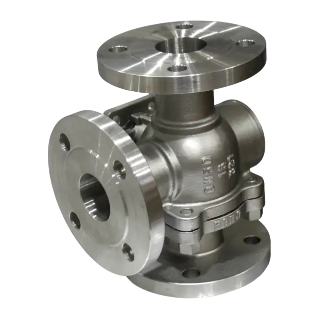 Слайд NewKey запускает серийное производство трехходовых фланцевых кранов 2