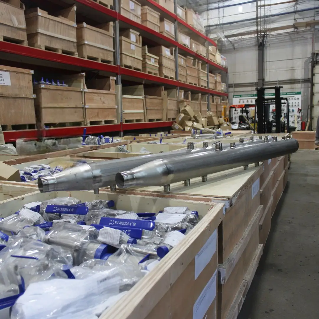 Слайд Спецзаказ: изготовлены коллекторы из нержавеющей стали 1