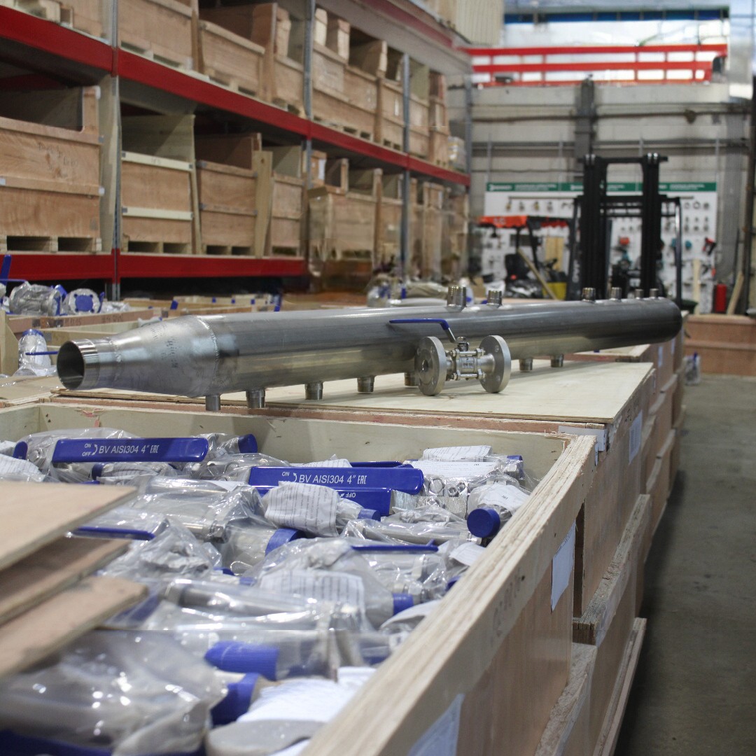 Слайд Спецзаказ: изготовлены коллекторы из нержавеющей стали 3