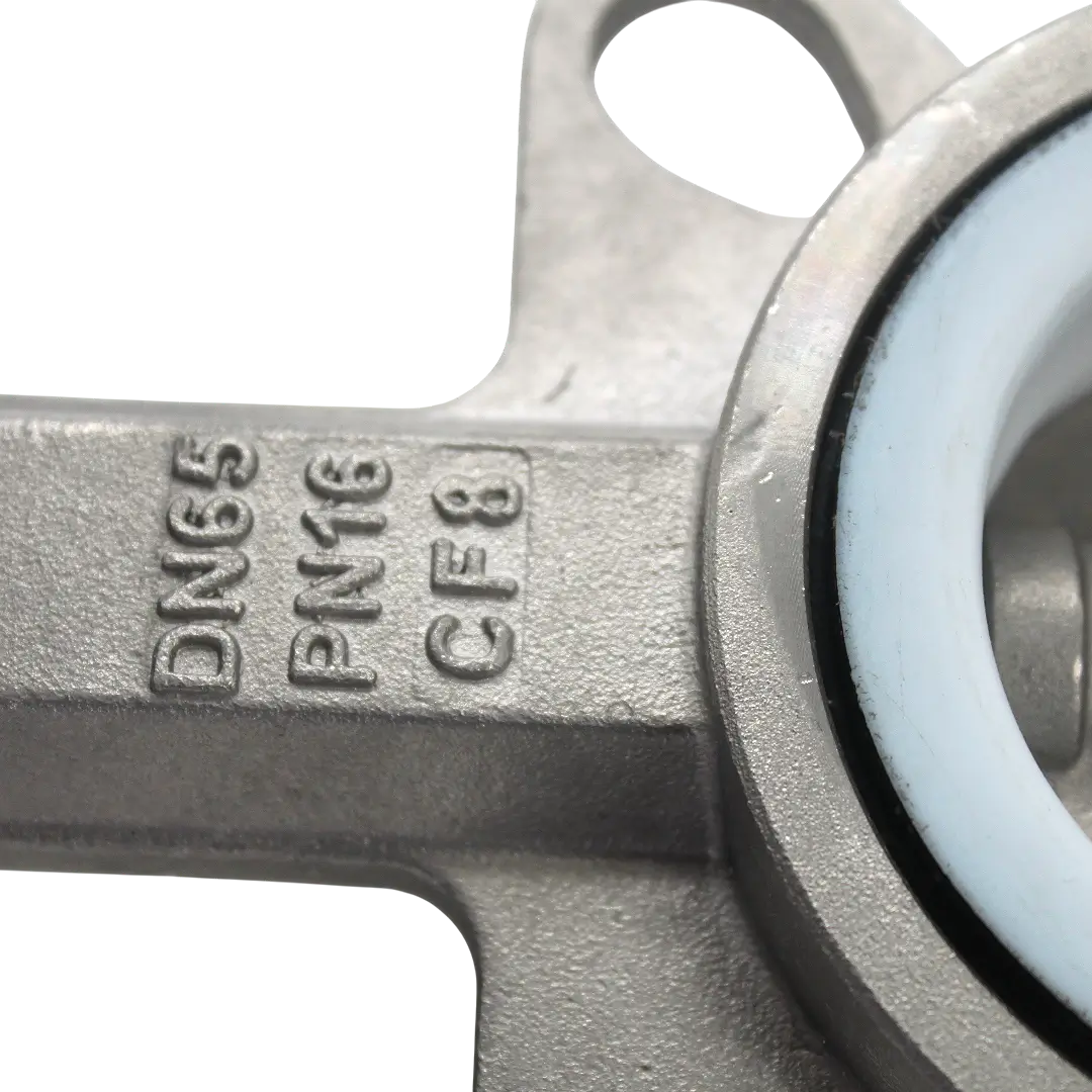 Слайд Новое поступление на складе NEWKEY: дисковые затворы из стали CF8 с уплотнением PTFE 4