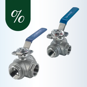 Акция: Трехходовые нержавеющие краны по выгодной цене!