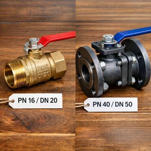 Шаровый кран: фланцевый или муфтовый — выбор по давлению и диаметру