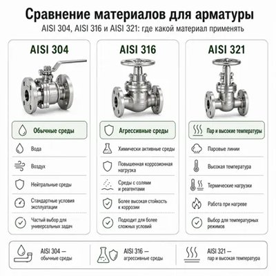 <h2>Почему AISI 321 рассматривают для пара и высок...