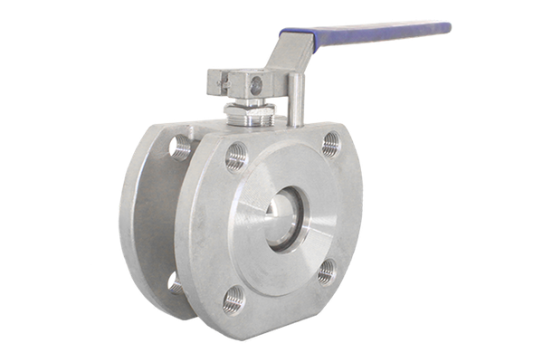 Кран шаровый межфланцевый нержавеющий (1PC), AISI316 DN 100 (4"), (CF8M), PN16