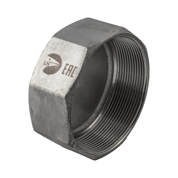 Заглушка В/Р 6-ти гранная нержавеющая, AISI304 DN 8 (1/4"), (CF8), PN16