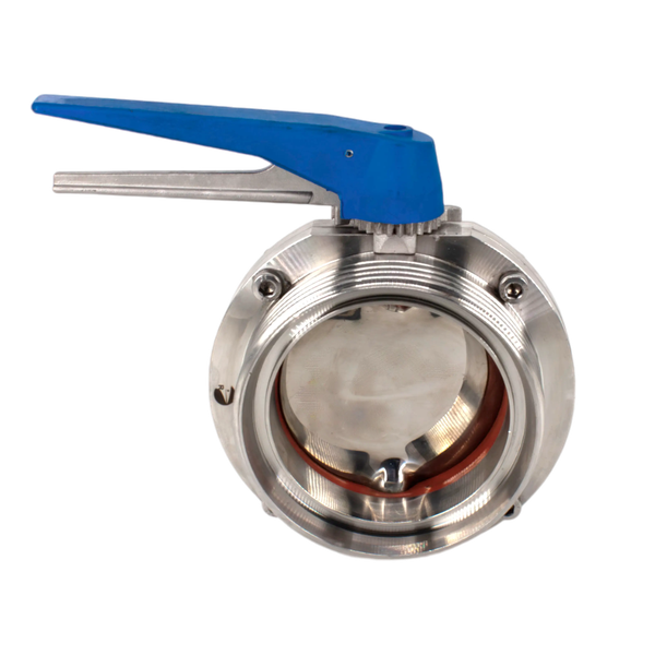 Затвор дисковый резьбовой нержавеющий, EPDM, AISI304 DN20 (3/4"), (CF8), PN8