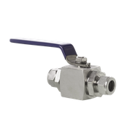 Кран шаровый обжимной серия 105, ( об.вр.16мм x об.вр.16мм ), PEEK, 410PN