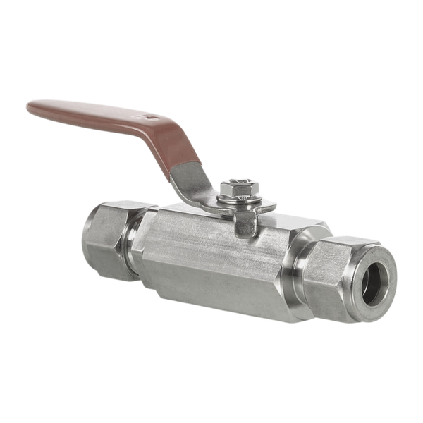 Кран шаровый обжимной серия 110, ( об.вр.115мм x об.вр.15мм ), PEEK, 206PN