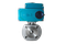 Кран шаровый межфланцевый, AISI304 DN65 (2_1/2"), с электроприводом AC 220V (С-10)