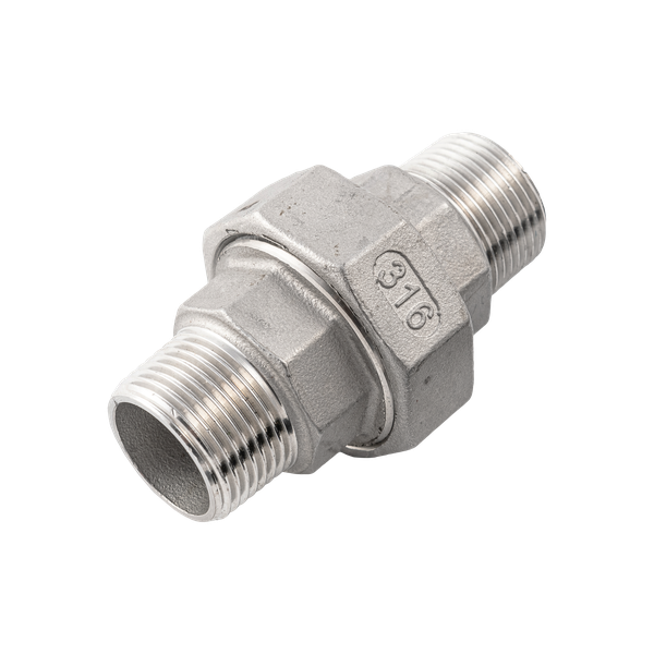 Американка нр/нр нержавеющая, AISI316 DN20 (3/4"), (CF8M), PTFE, PN16