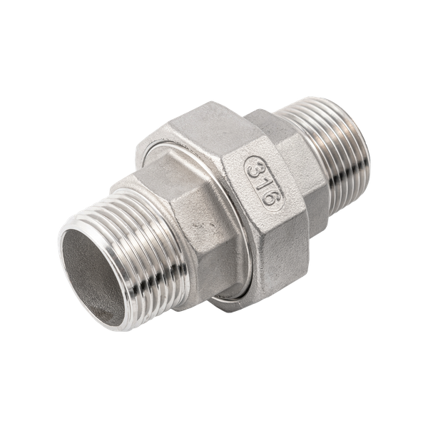 Американка нр/нр нержавеющая, AISI316 DN25 (1"), (CF8M), PTFE, PN16