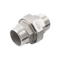 Американка нр/нр нержавеющая, AISI316 DN40 (1_1/2"), (CF8M), PTFE, PN16