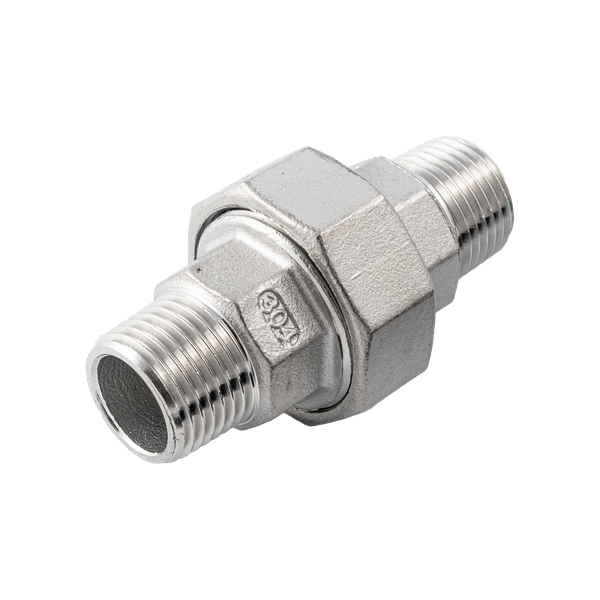 Американка нр/нр нержавеющая, AISI304 DN15 (1/2"), (CF8), PTFE, PN16