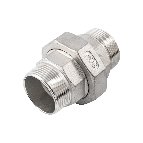 Американка нр/нр нержавеющая, AISI304 DN40 (1_1/2"), (CF8), PTFE, PN16