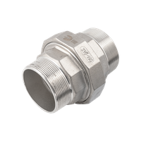 Американка нр/нр нержавеющая, AISI304 DN65 (2_1/2"), (CF8), PTFE, PN16