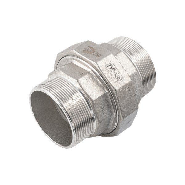 Американка нр/нр нержавеющая, AISI304 DN65 (2_1/2"), (CF8), PTFE, PN16