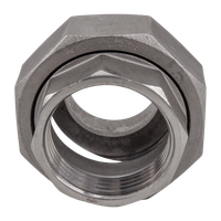 Американка нр/с нержавеющая, AISI304 DN32 (1_1/4"), (CF8), PTFE, PN16