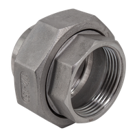 Американка нр/с нержавеющая, AISI304 DN32 (1_1/4"), (CF8), PTFE, PN16