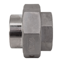 Американка нр/с нержавеющая, AISI304 DN32 (1_1/4"), (CF8), PTFE, PN16