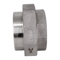 Американка с/вр нержавеющая, AISI304 DN80 (3"), (CF8), PTFE, PN16