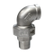 Американка угловая нр/вр нержавеющая, AISI304 DN15 (1/2"), (CF8), PTFE, PN16