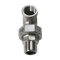 Американка угловая нр/вр нержавеющая, AISI304 DN15 (1/2"), (CF8), PTFE, PN16