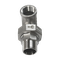 Американка угловая нр/вр нержавеющая, AISI304 DN20 (3/4"), (CF8), PTFE, PN16