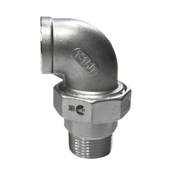 Американка угловая нр/вр нержавеющая, AISI304 DN32 (1_1/4"), (CF8), PTFE, PN16