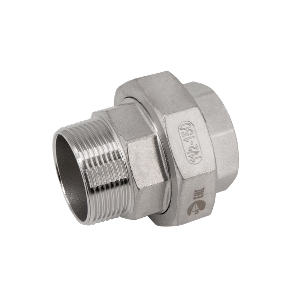 Американка нр/вр нержавеющая, AISI316 DN40 (1_1/2"), (CF8М), PTFE, PN16