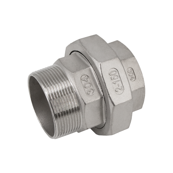 Американка нр/вр нержавеющая, AISI304 DN50 (2"), (CF8), PTFE, PN16