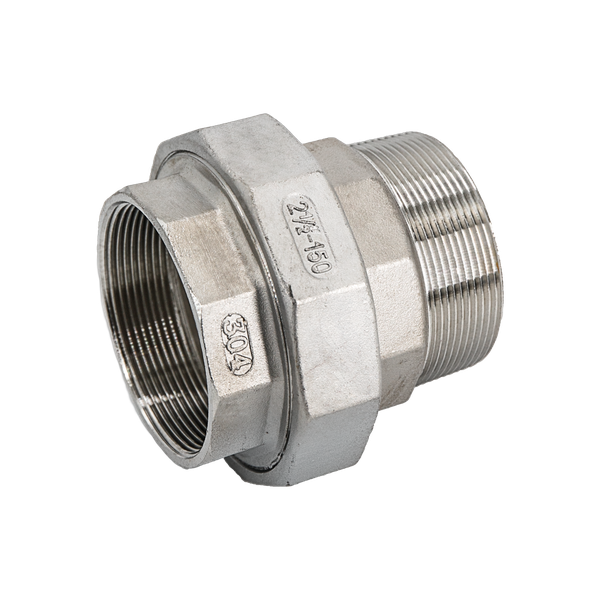 Американка нр/вр нержавеющая, AISI304 DN65 (2_1/2"), (CF8), PTFE, PN16