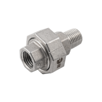 Американка нр/вр нержавеющая, AISI304 DN 8 (1/4"), (CF8), PTFE, PN16