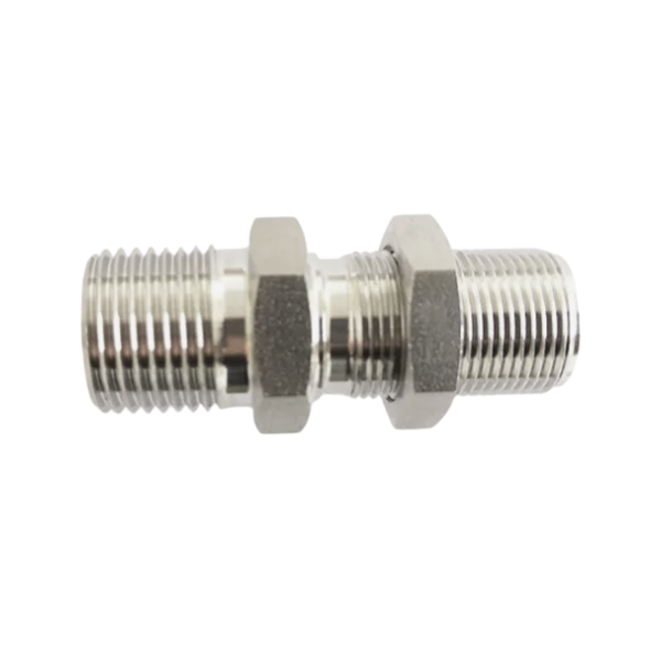 CBMC штуцер с креплением на панель ( об.вр.Д 1/2" x нр.NPT 1/2" )