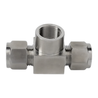 CBTF тройник с резьбой по ответвлению ( об.вр.Д 1/8" x вр.NPT 1/8" )