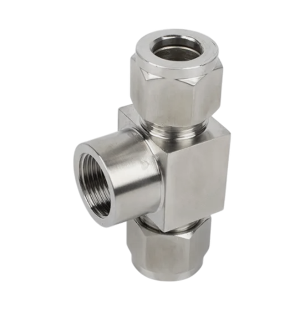 CBTF тройник с резьбой по ответвлению ( об.вр.Д 1/8" x вр.NPT 1/8" )