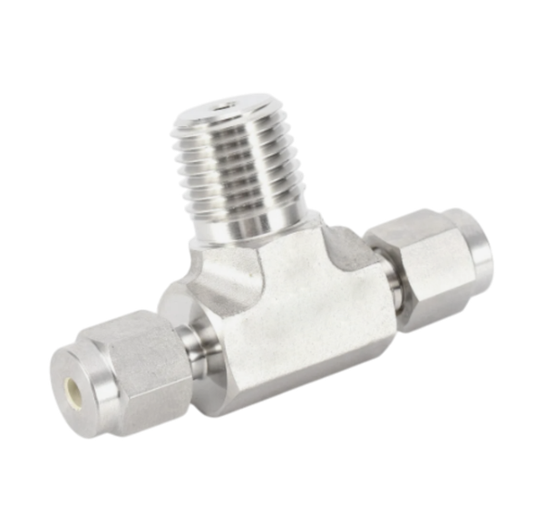 CBTM тройник с резьбой по ответвлению ( об.вр.Д 1/4" x нр.NPT 1/4" )