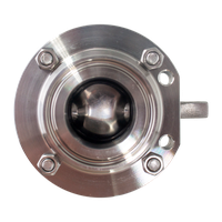 Затвор дисковый Clamp DIN нержавеющий, EPDM, AISI304 DN32 (1_1/4"), (CF8), PN8