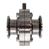 Затвор дисковый Clamp DIN нержавеющий, EPDM, AISI304 DN32 (1_1/4"), (CF8), PN8