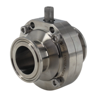 Затвор дисковый Clamp DIN нержавеющий, EPDM, AISI304 DN32 (1_1/4"), (CF8), PN8