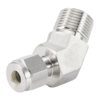 CLMB штуцер угловой 45° ( об.вр.Д 3/8" x нр.NPT 1/8" )