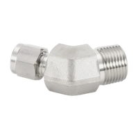 CLMB штуцер угловой 45° ( об.вр.Д 1/4" x нр.BSPT 1/8" )