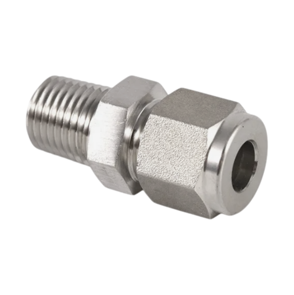 CMC штуцер ( об.вр.М 8мм x нр.NPT 3/6" )