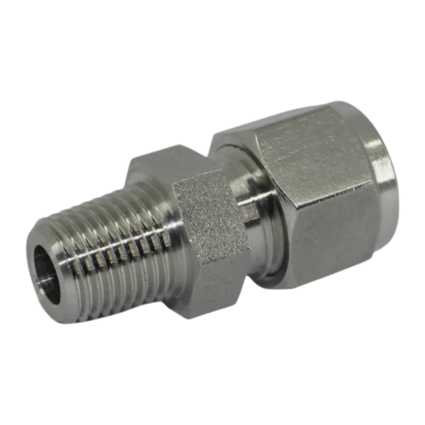 COM штуцер под металлическую прокладку ( об.вр.М 8мм x нр.BSPP 3/8" )