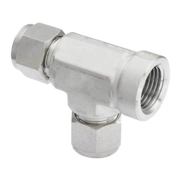 CRTF тройник с резьбой по направлению ( об.вр.Д 1/8" x вр.NPT 1/8" )