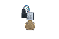Клапан электромагнитный латунный, обратного действия, нормально открытый, DN15 (1/2"), PN16, 110AC