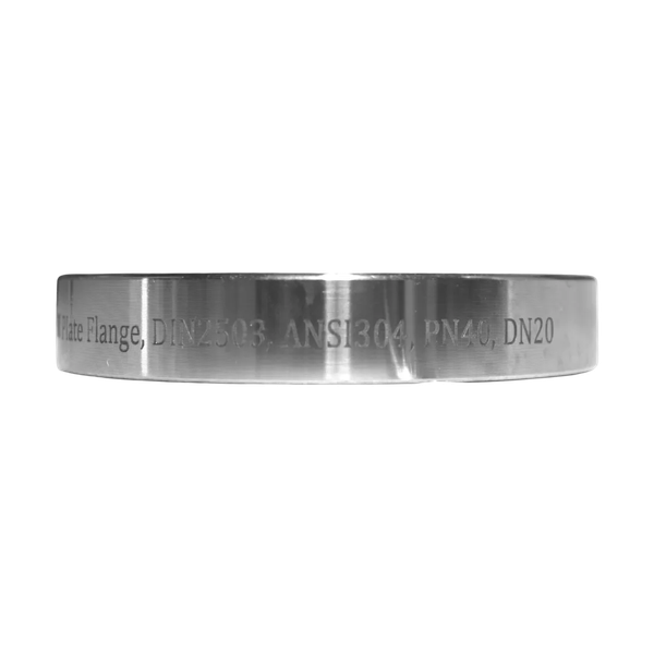 Фланец плоский DIN2503 нержавеющий, AISI304 DN20 (3/4") (26,9) (CF8), РN40