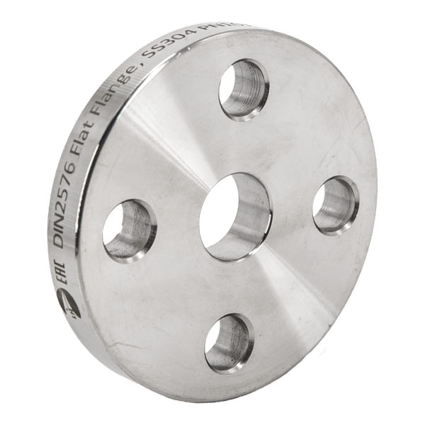 Фланец плоский DIN2576 нержавеющий, AISI304 DN15 (1/2") (21,3мм), (CF8), РN10/16