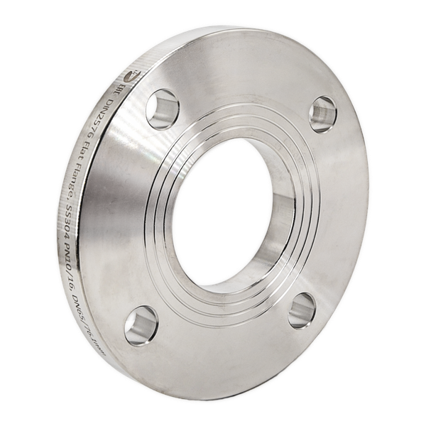 Фланец плоский DIN2576 нержавеющий, AISI304 DN65 (2_1/2") (76,1мм), (CF8), РN10/16